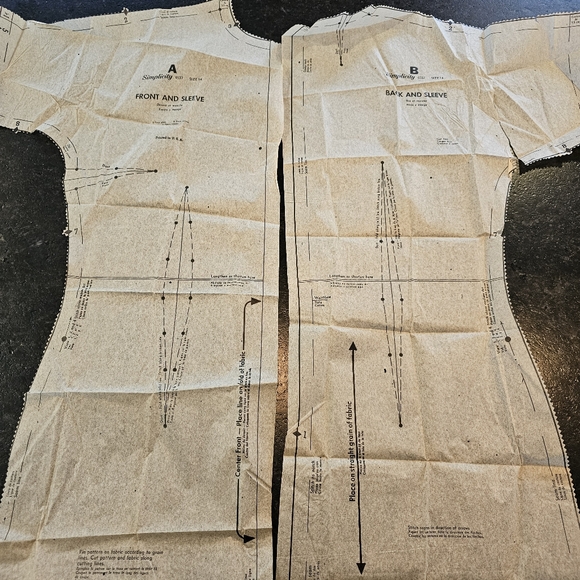 Vtg '66 Simplicity Cheongsam dress/tunic, pants & hat pattern #6537 size 14 - Picture 6 of 11